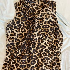 Cheetah print tank